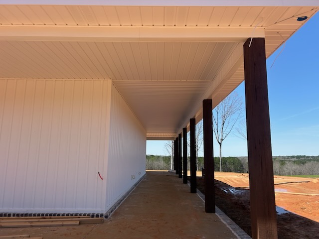 Soffit installation process in North Mississippi